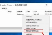 解决打印机文档无法打印的问题（如何应对常见的打印故障与错误信息）