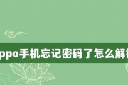 忘记OPPO手机锁屏密码的解锁方法（忘记密码如何解除OPPO手机锁屏？详解忘记密码的解锁步骤）