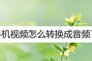 如何将视频转换成音频——简单操作指南（视频转音频）