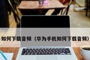 全面了解华为手机的方法及技巧（华为手机的魅力无限）