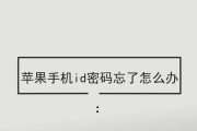 以苹果手机出登录ID的方法（简便快捷的苹果手机登录ID方式）