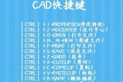 CAD快捷命令大全——提高设计效率的利器（CAD常用快捷命令及大揭秘）