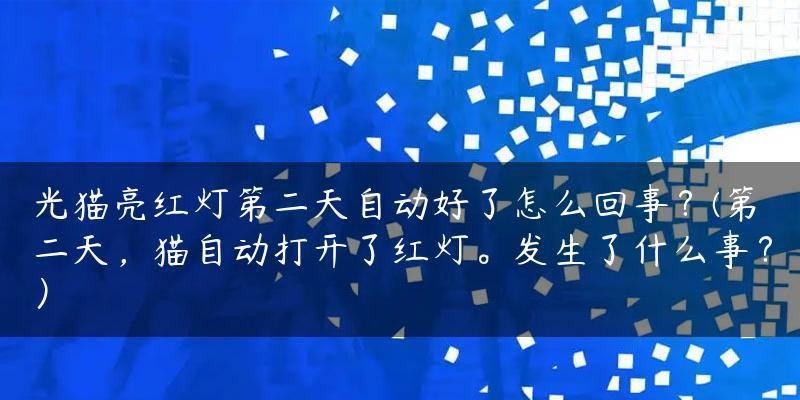 如何快速处理Los灯亮红灯闪烁问题（教你解决Los灯亮红灯闪烁的方法和技巧）