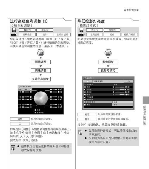 投影仪除尘的正确设置方法（保护投影仪）