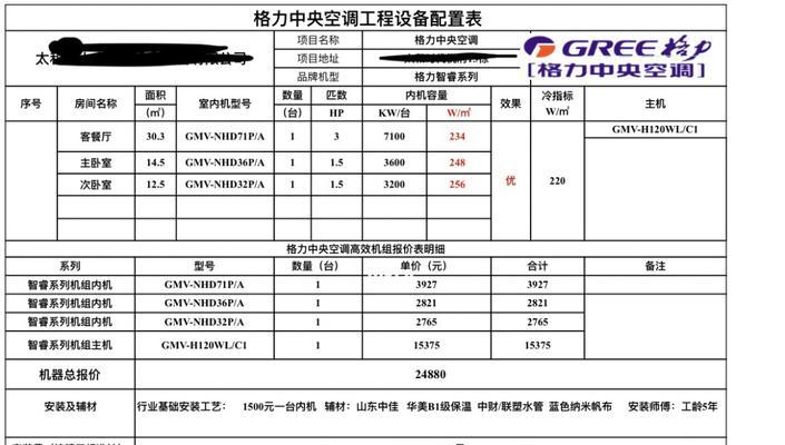 格力e6中央空调常见故障代码及解决方法（格力e6中央空调故障代码解析及维修指南）