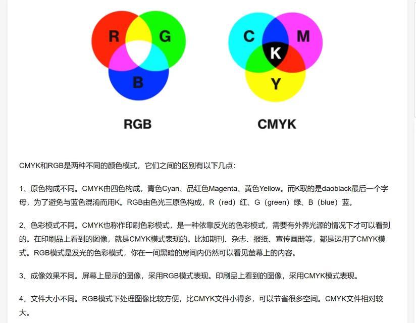 rgb转cmyk颜色不变的方法是什么？